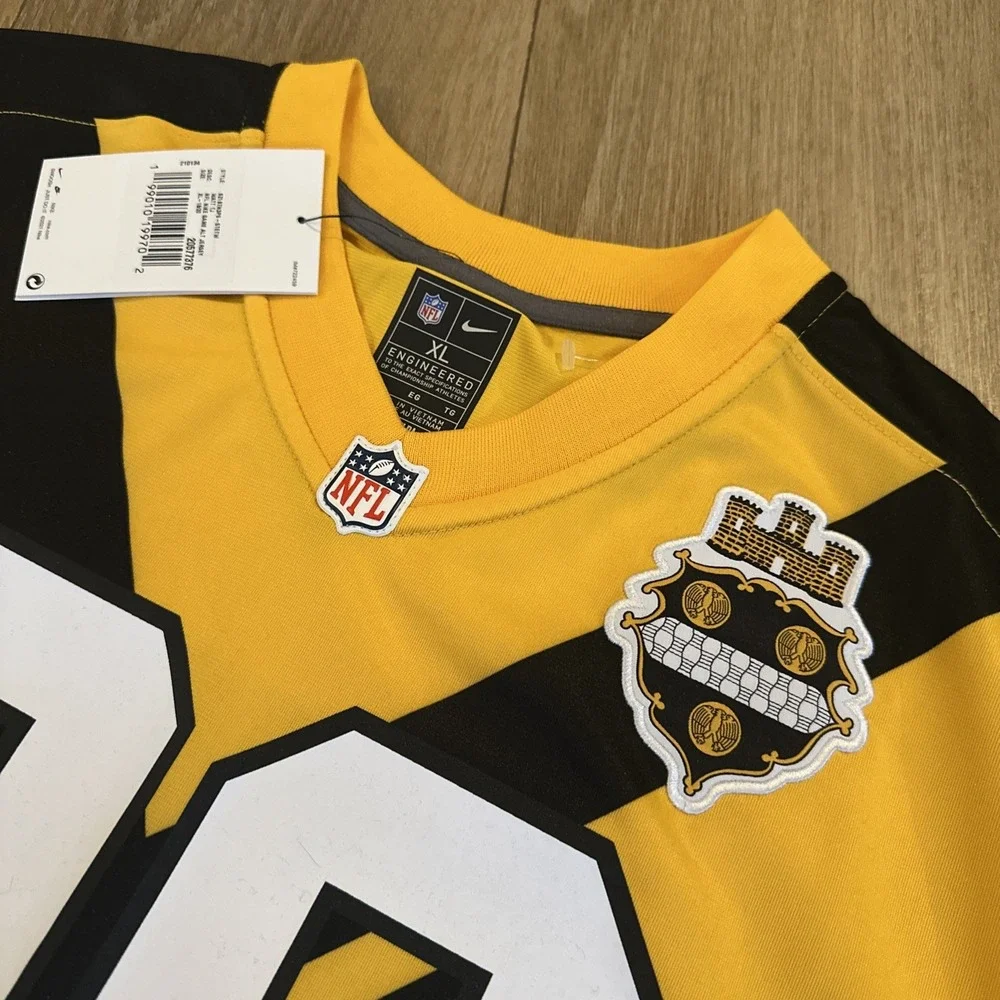 TJ WATT #90 PITTSBURGH STEELERS 2025 THROWBACK NIKE GAME‎ FOOTBALL JERSEY YXL